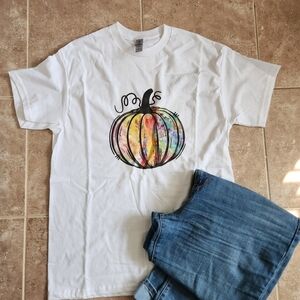 New!! Watercolor Pumpkin T shirt